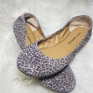 Lucky Brand Leopard Flats